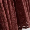 Paula echevarría tiered crinkle lace midi skirt