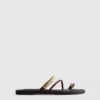 Paula echevarría toe post sandals
