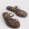Paula echevarría toe post sandals