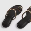 Paula echevarría toe post sandals