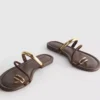 Paula echevarría toe post sandals