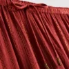 Paula echevarría wide leg sparkle pants