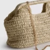 Paula echevarría woven crossbody bag