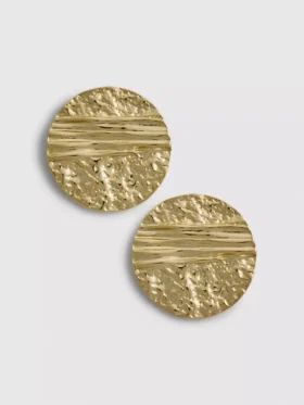 Paula echevarria textured disk studs