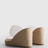 Perspex wedge heeled sandals