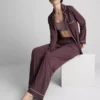 Piped jersey boyfriend pajamas