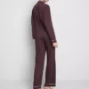 Piped jersey boyfriend pajamas