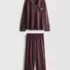Piped jersey boyfriend pajamas
