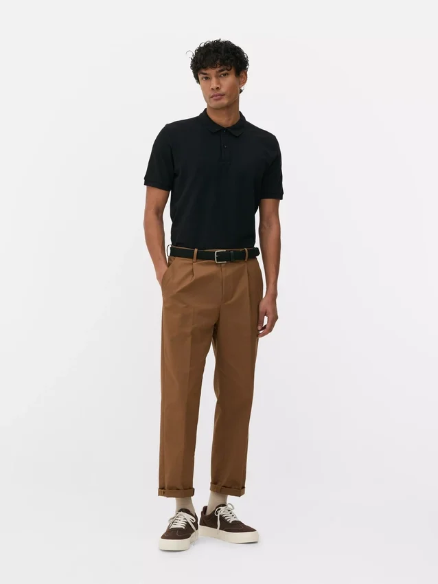 Pique polo cotton t-shirt