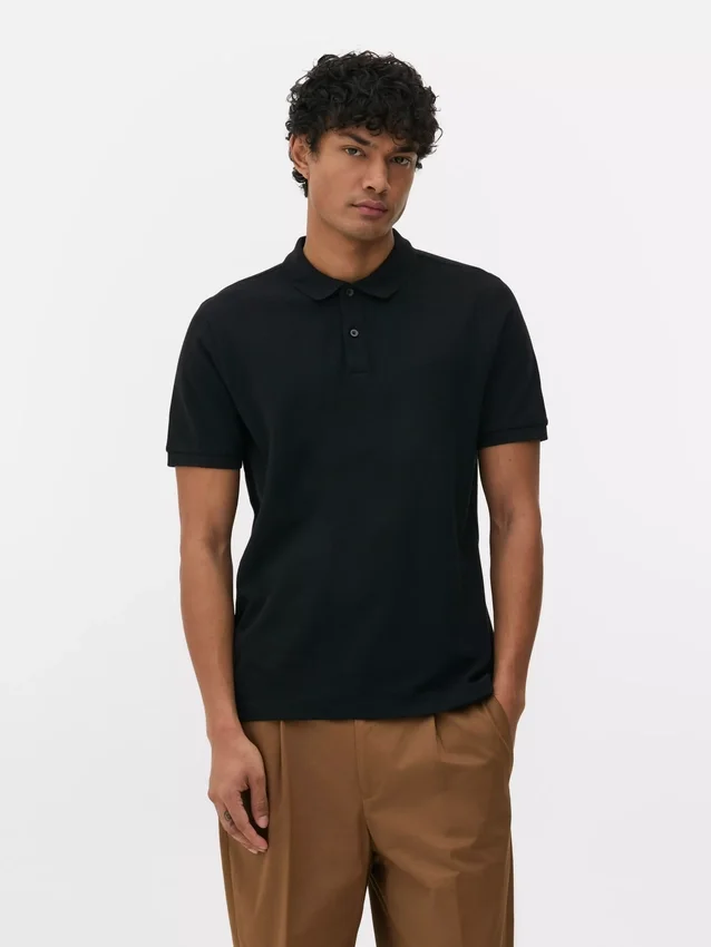 Pique polo cotton t-shirt