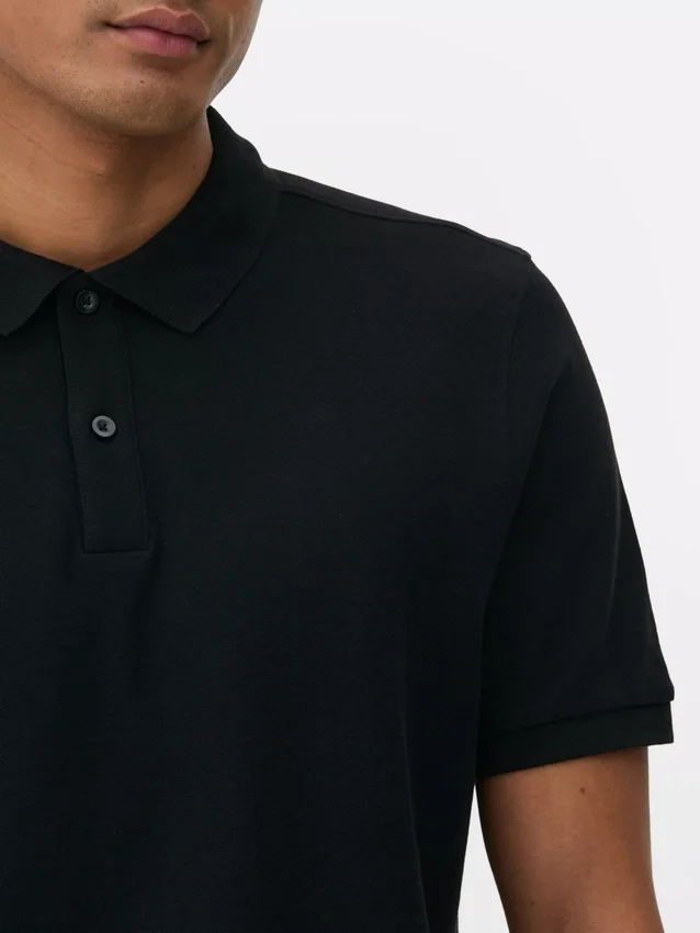 Pique polo cotton t-shirt