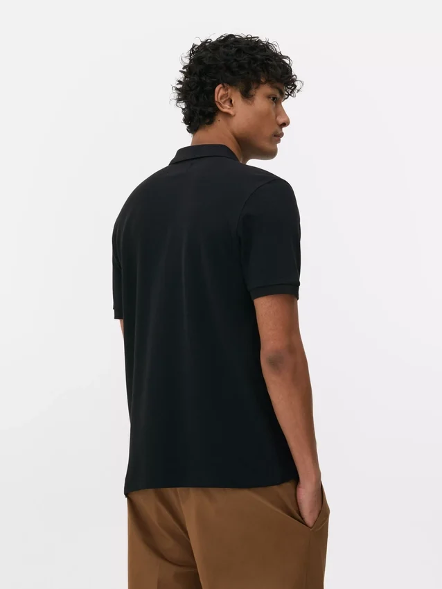 Pique polo cotton t-shirt