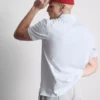 Pique short sleeve polo shirt