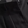 Pleated bermuda shorts
