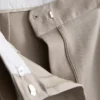 Pleated wide leg pants