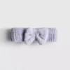 Plush bow headband
