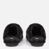 Plush mule slippers