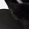 Plush mule slippers