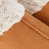 Plush mule slippers