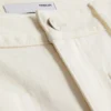 Pocket front wide leg jeans