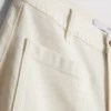 Pocket front wide leg jeans