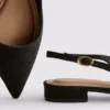 Pointed slingback mules