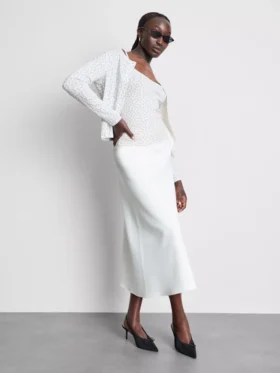 Pointelle cardigan and cami set