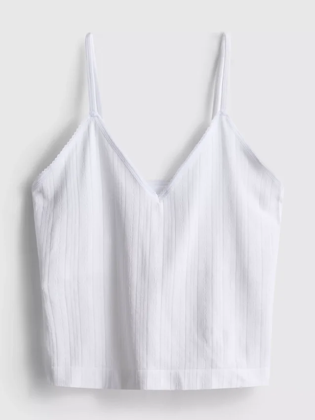 Pointelle pajama cami