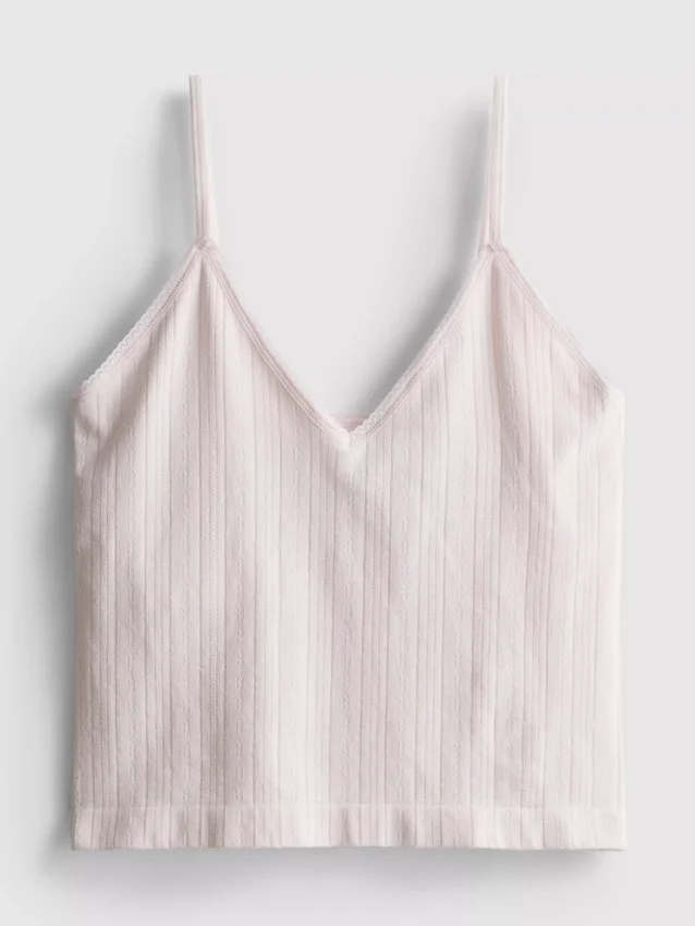 Pointelle pajama cami