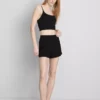 Pointelle pajama shorts
