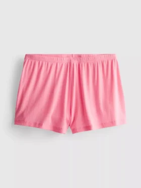 Pointelle pajama shorts