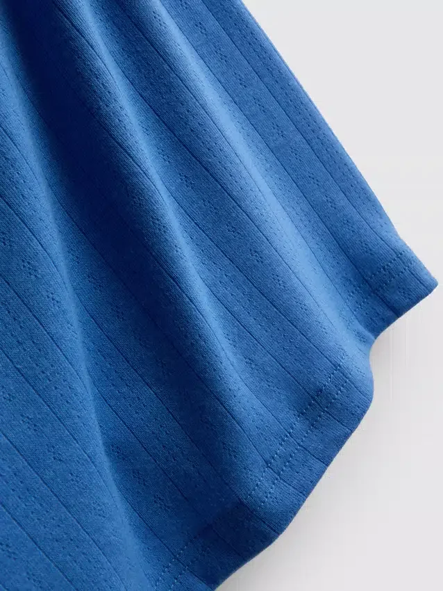 Pointelle pajama shorts