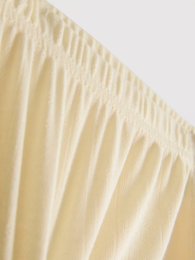Pointelle pajama shorts