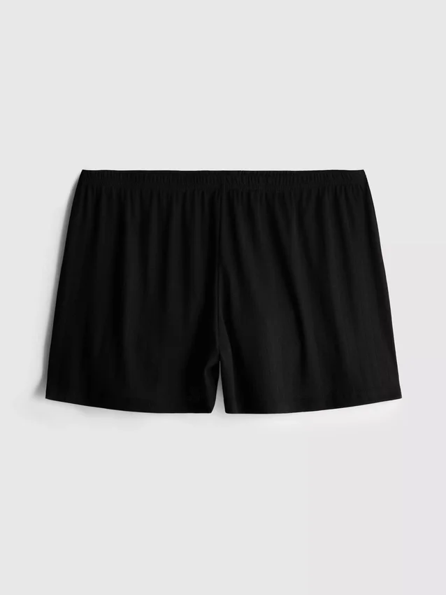 Pointelle pajama shorts