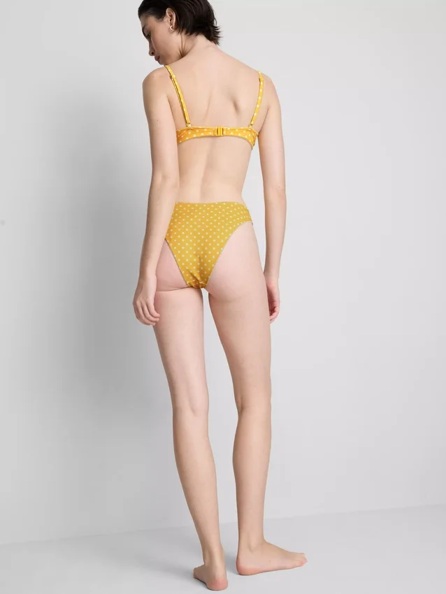Polka dot brazilian bikini bottoms