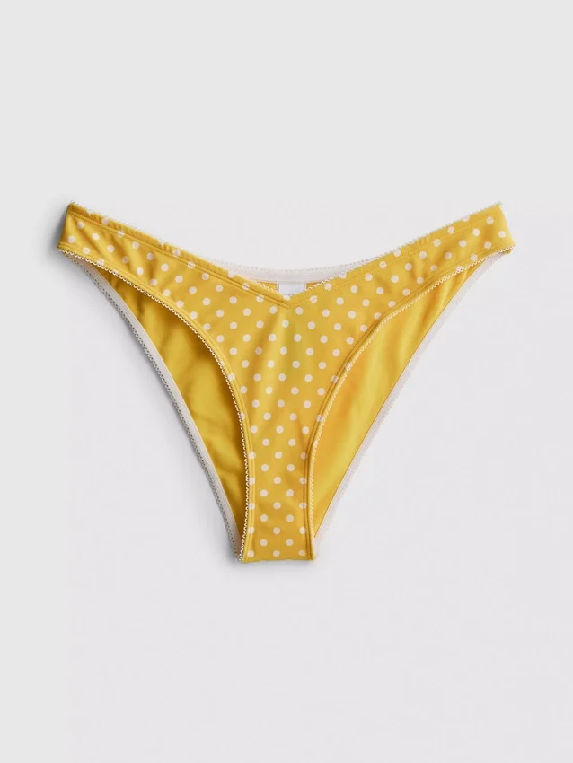 Polka dot brazilian bikini bottoms
