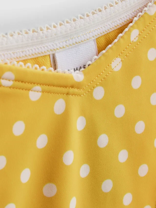 Polka dot brazilian bikini bottoms