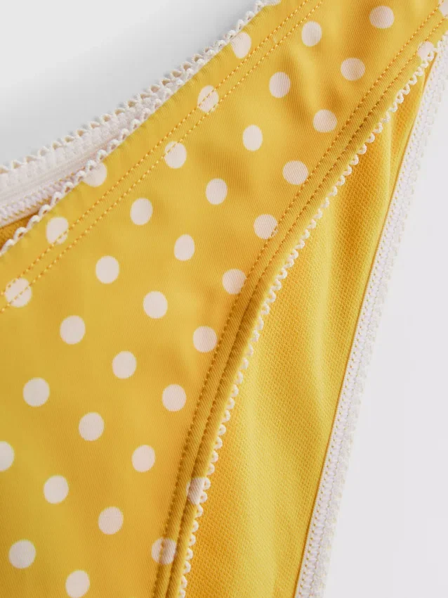 Polka dot brazilian bikini bottoms
