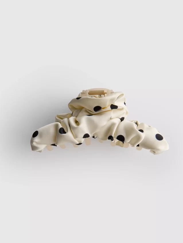 Polka dot claw clip