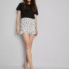 Polka dot skort