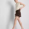 Polka dot skort