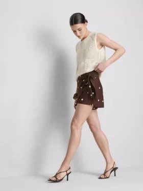 Polka dot skort