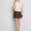 Polka dot skort