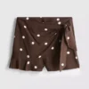 Polka dot skort