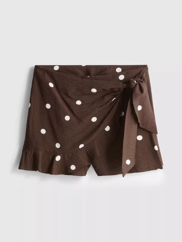 Polka dot skort