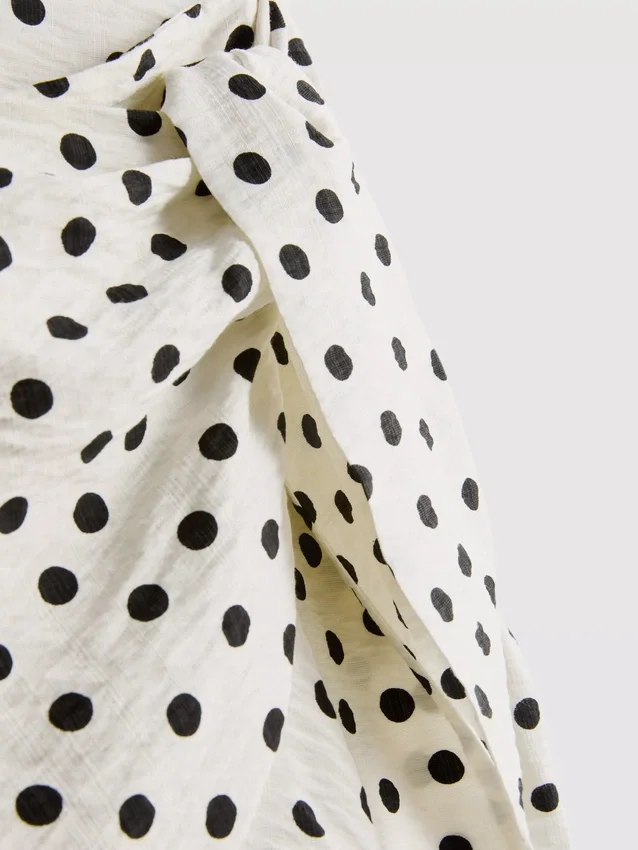 Polka dot skort