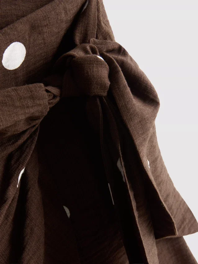 Polka dot skort