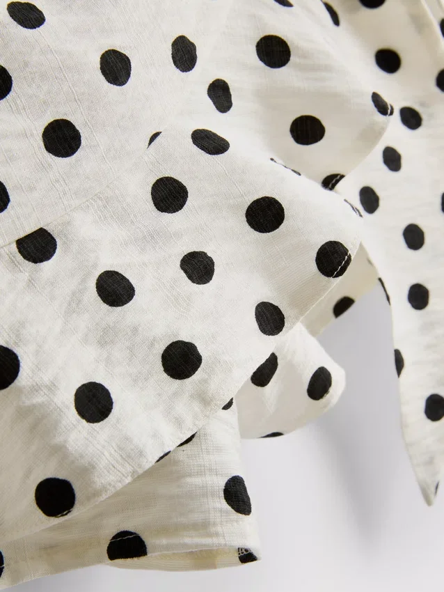 Polka dot skort