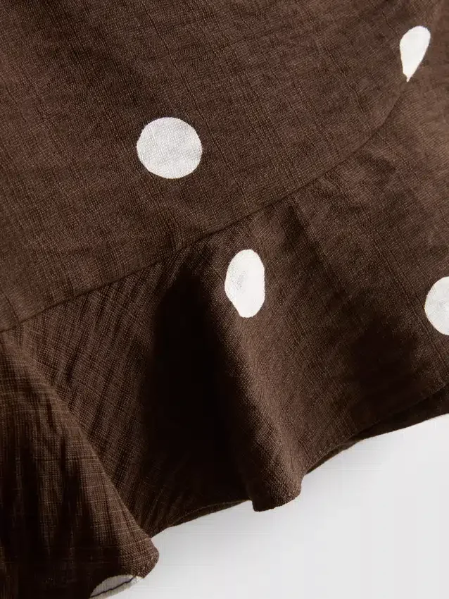 Polka dot skort