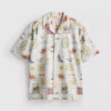 Postcard revere collar shirt